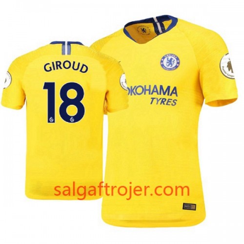 Chelsea Fodboldtrøjer Olivier Giroud 18 Udebanesæt 2018/19 Kort ærmer Chelsea Fodboldtrøjer Olivier Giroud 18 Udebanesæt 2018/19 Kort ærmer